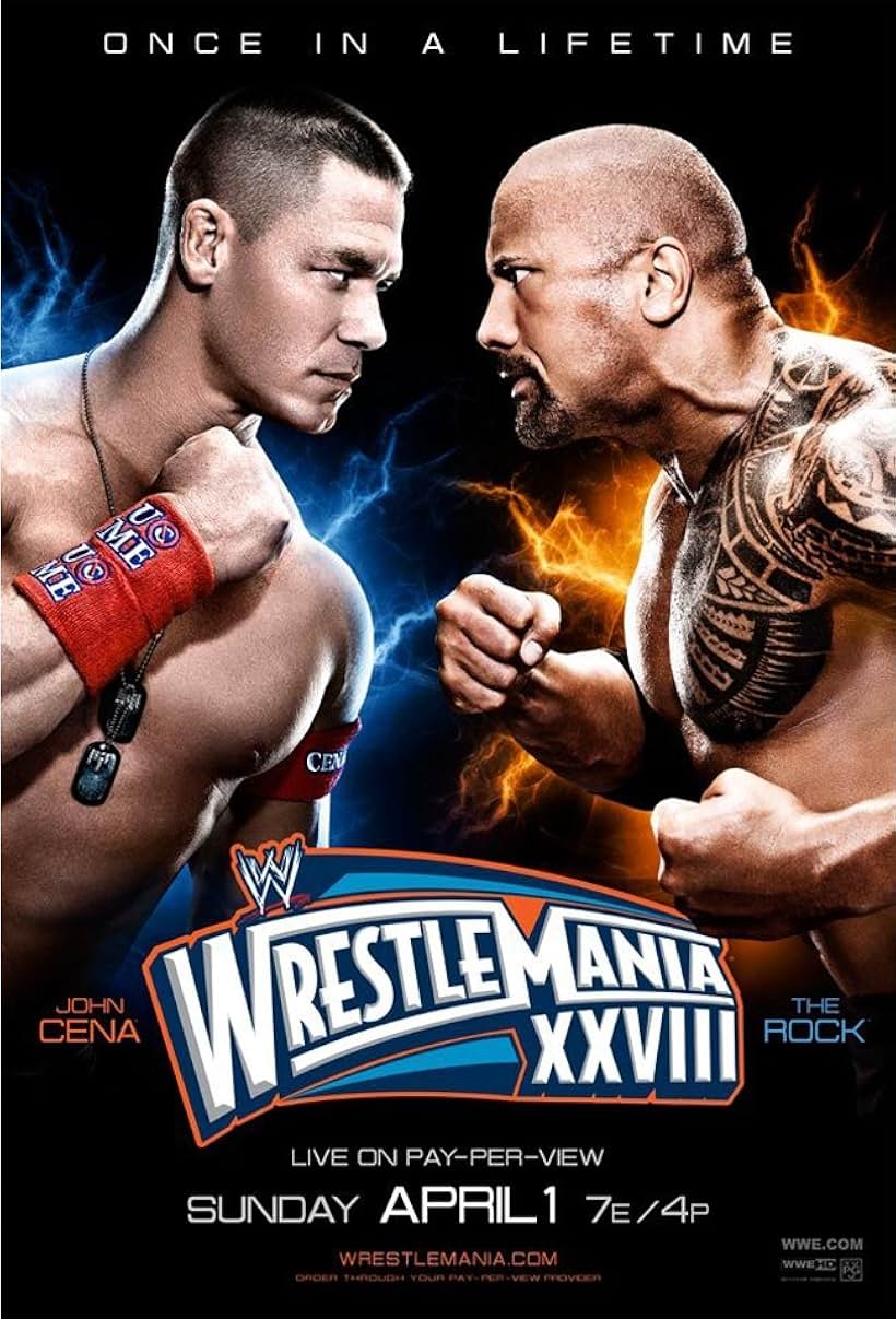 Dwayne Johnson and John Cena in WrestleMania XXVIII (2012)