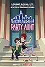 Rory O'Malley and Lauren Ash in Chicago Party Aunt (2021)