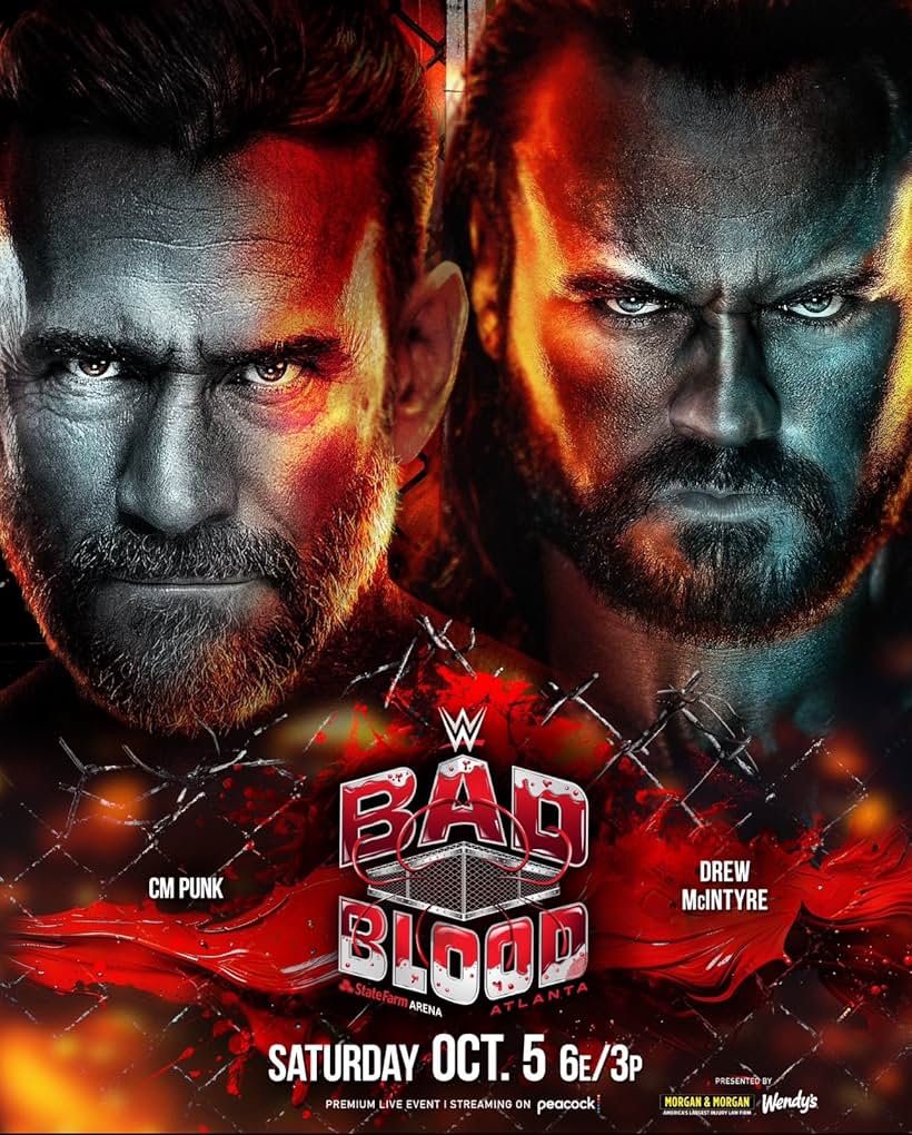 CM Punk and Drew McIntyre in WWE Bad Blood (2024)