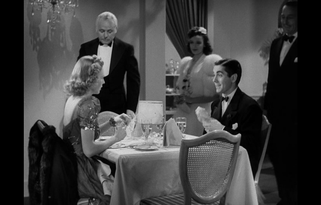 Tyrone Power, Linda Darnell, Wendy Barrie, Alexander Pollard, and Warren William in Day-Time Wife (1939)