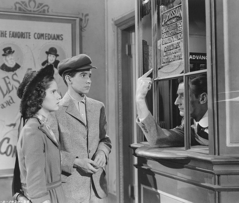 Ann E. Todd and Scotty Beckett in The Jolson Story (1946)