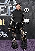 Lake Bell at an event for Black Panther: Wakanda Forever (2022)