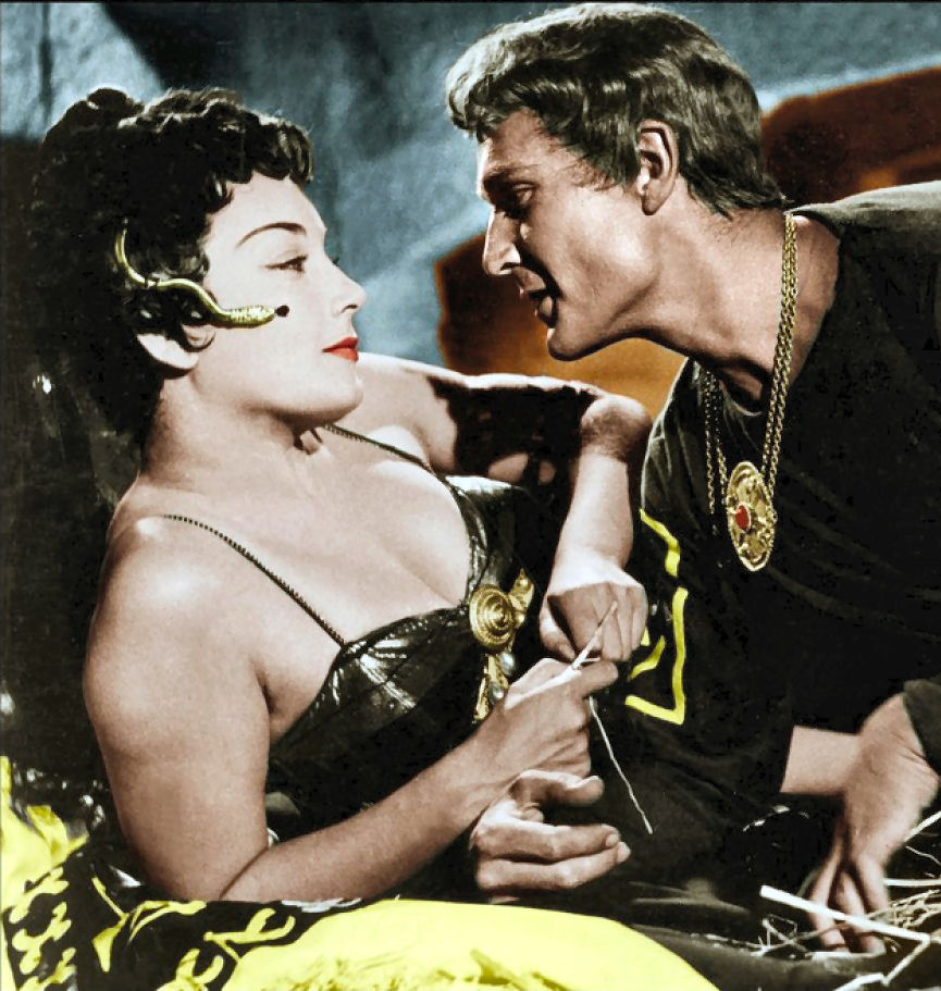 Gianna Maria Canale and Georges Marchal in Theodora, Slave Empress (1954)