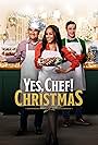 Tia Mowry, Luke Humphrey, and Buddy Valastro in Yes, Chef! Christmas (2023)