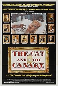 Honor Blackman, Olivia Hussey, Edward Fox, Michael Callan, Wendy Hiller, Wilfrid Hyde-White, Beatrix Lehmann, Carol Lynley, Daniel Massey, and Peter McEnery in The Cat and the Canary (1978)