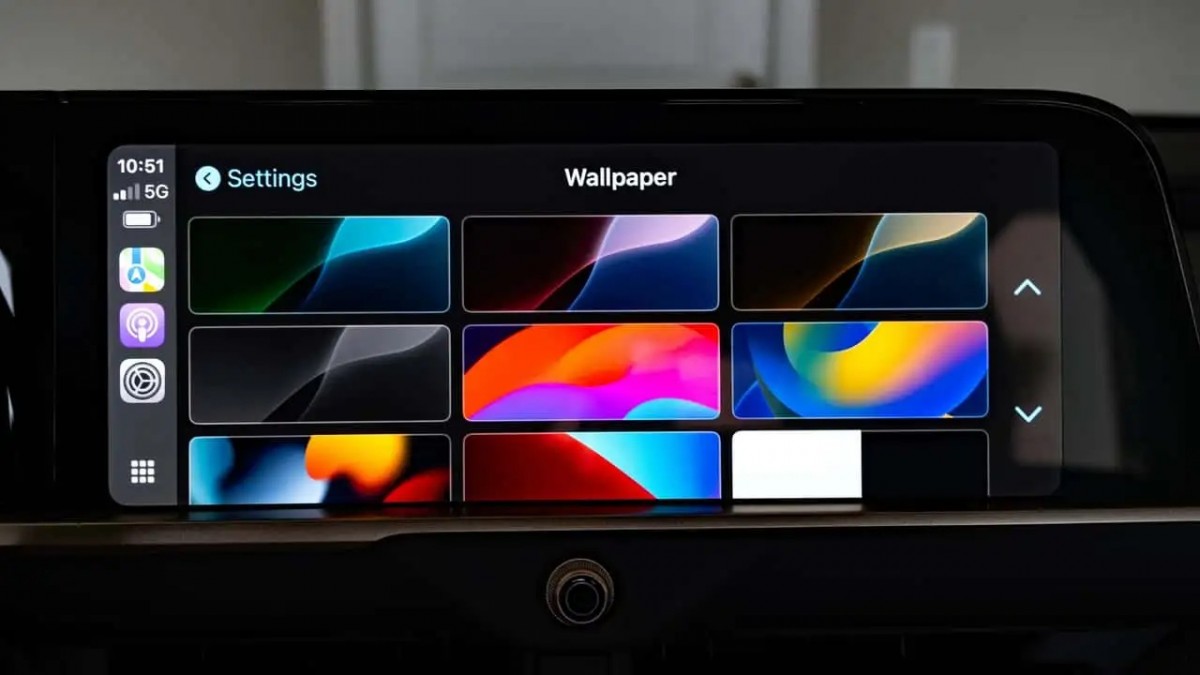 現在你可以為CarPlay單獨選取桌布，展現自己的獨特風格。