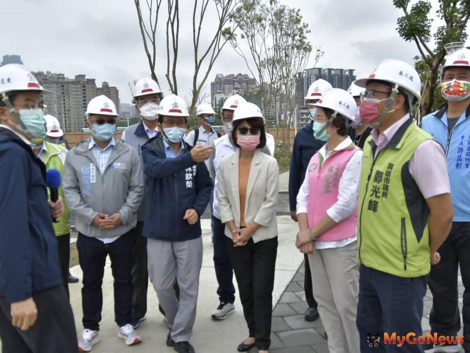 林欽榮副市長視察70期重劃區公園開闢 為市民幸福把關(圖/高雄市政府) MyGoNews房地產新聞 區域情報