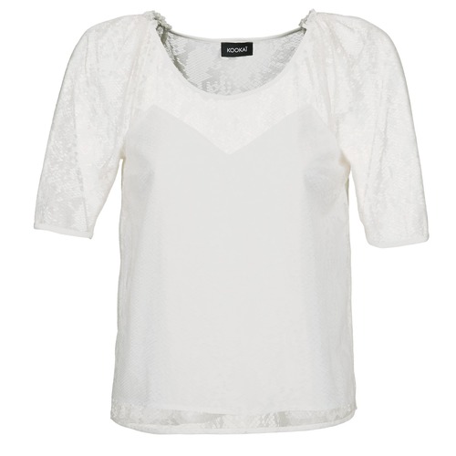 Textiel Dames Tops / Blousjes Kookaï BASALOUI Wit