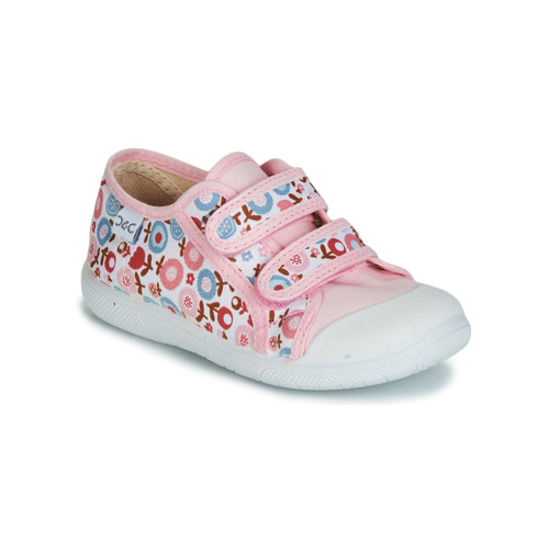 Schoenen Meisjes Lage sneakers Citrouille et Compagnie JORIPALE Roze / Rood