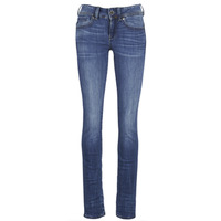 Textiel Dames Straight jeans G-Star Raw MIDGE SADDLE MID STRAIGHT Blauw