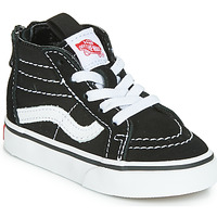 Schoenen Kinderen Hoge sneakers Vans SK8-HI ZIP Zwart / Wit