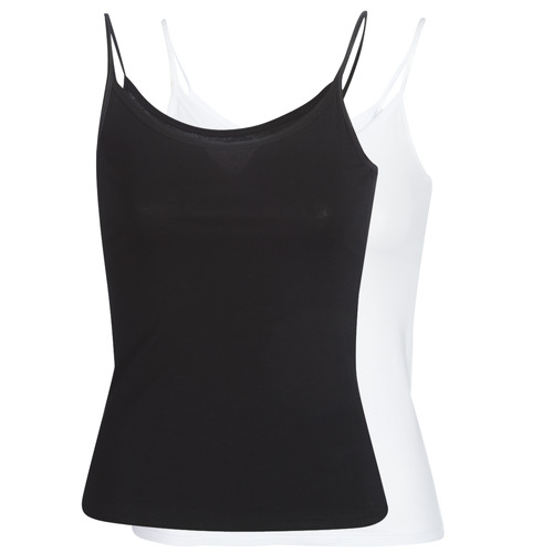 Ondergoed Dames Hemden DIM ECODIM TOP X3 Zwart / Wit