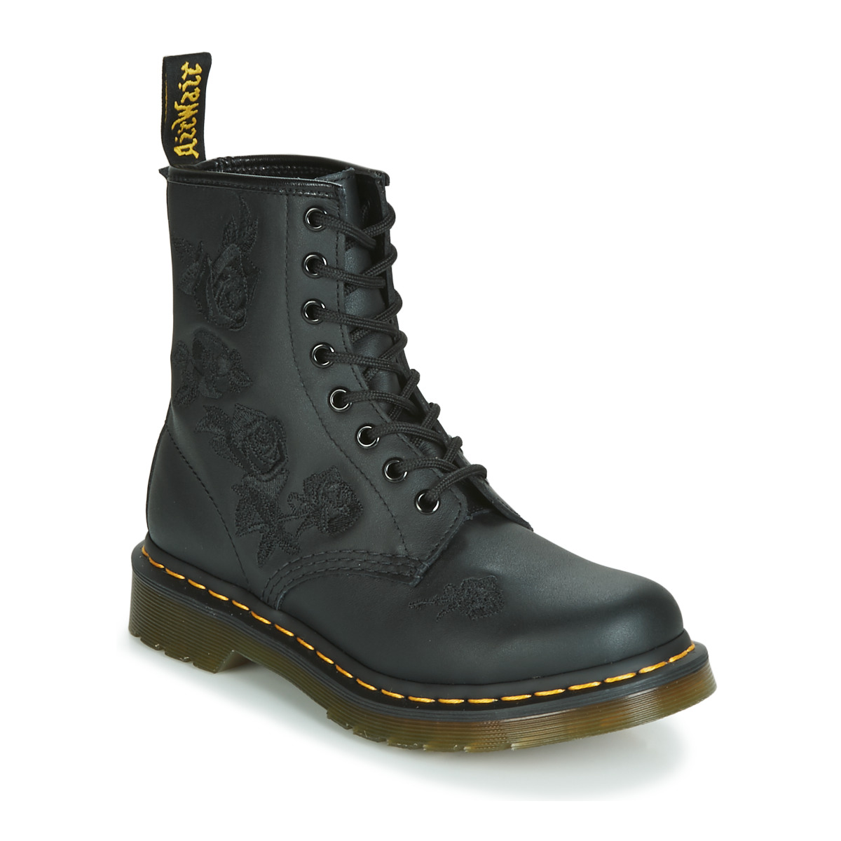 Schoenen Dames Laarzen Dr. Martens 1460 VONDA MONO SOFTY T Zwart