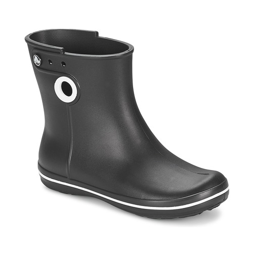 Schoenen Dames Regenlaarzen Crocs JAUNT SHORTY BOOT W-BLACK Zwart