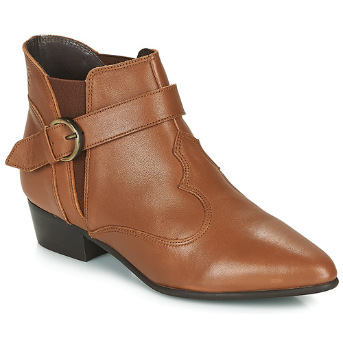 Schoenen Dames Laarzen Betty London LYDWINE Cognac