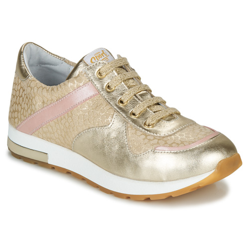 Schoenen Meisjes Lage sneakers GBB LELIA Beige / Goud