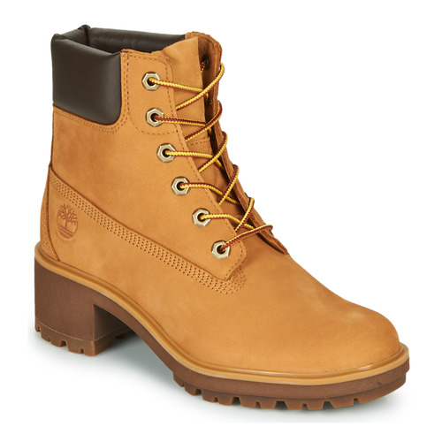 Schoenen Dames Enkellaarzen Timberland KINSLEY 6 IN WP BOOT Graan