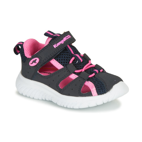 Schoenen Meisjes Outdoorsandalen Kangaroos KI-ROCK LITE EV Blauw / Roze