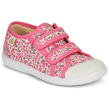 Schoenen Meisjes Lage sneakers Citrouille et Compagnie GLASSIA Roze / Multicolour