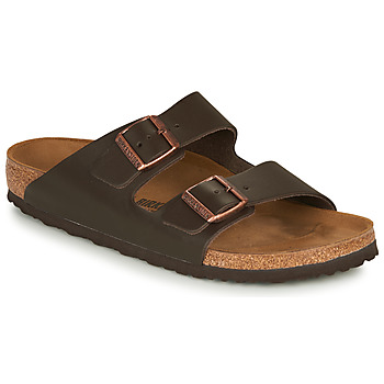 Schoenen Leren slippers Birkenstock ARIZONA LEATHER Brown