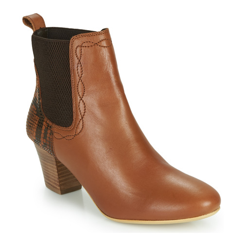 Schoenen Dames Enkellaarzen Ravel MOA  camel