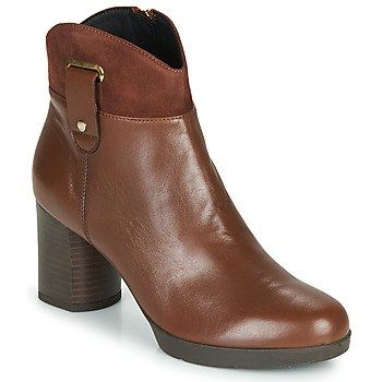 Schoenen Dames Enkellaarzen Geox ANYLLA MID Brown