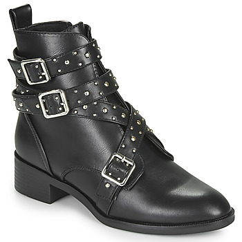 Schoenen Dames Laarzen Only BRIGHT 14 PU STUD BOOT Zwart