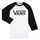 Textiel Kinderen T-shirts met lange mouwen Vans VANS CLASSIC RAGLAN Zwart / Wit