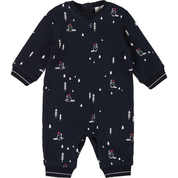 Textiel Jongens Jumpsuites / Tuinbroeken Carrément Beau Y94187 Blauw