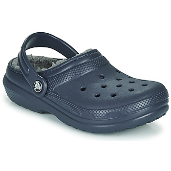 Schoenen Kinderen Klompen Crocs CLASSIC LINED CLOG K Blauw