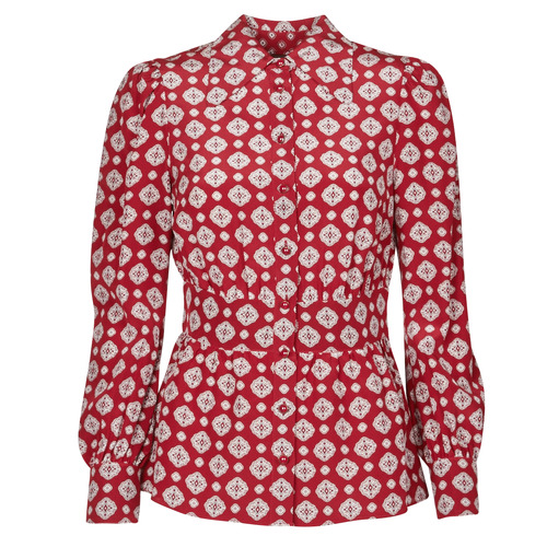 Textiel Dames Tops / Blousjes MICHAEL Michael Kors LUX PINDOT MED TOP Bordeaux