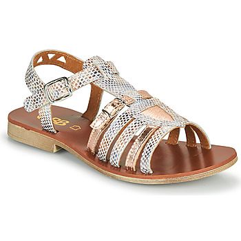 Schoenen Meisjes Sandalen / Open schoenen GBB FANNI Wit / Roze / Gold