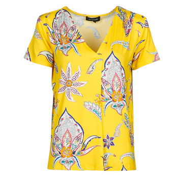 Textiel Dames T-shirts korte mouwen Desigual LEMARK Geel