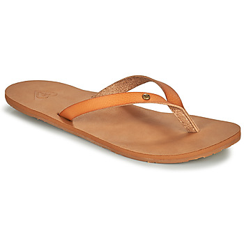 Schoenen Dames Slippers Roxy JYLL III  camel