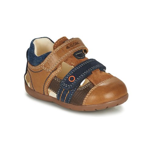 Schoenen Jongens Sandalen / Open schoenen Geox KAYTAN Brown / Marine