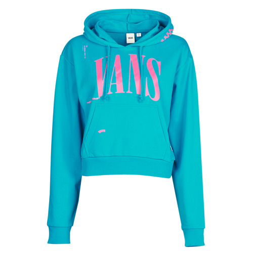 Textiel Dames Sweaters / Sweatshirts Vans WM KAYE CROP HOODIE Blauw