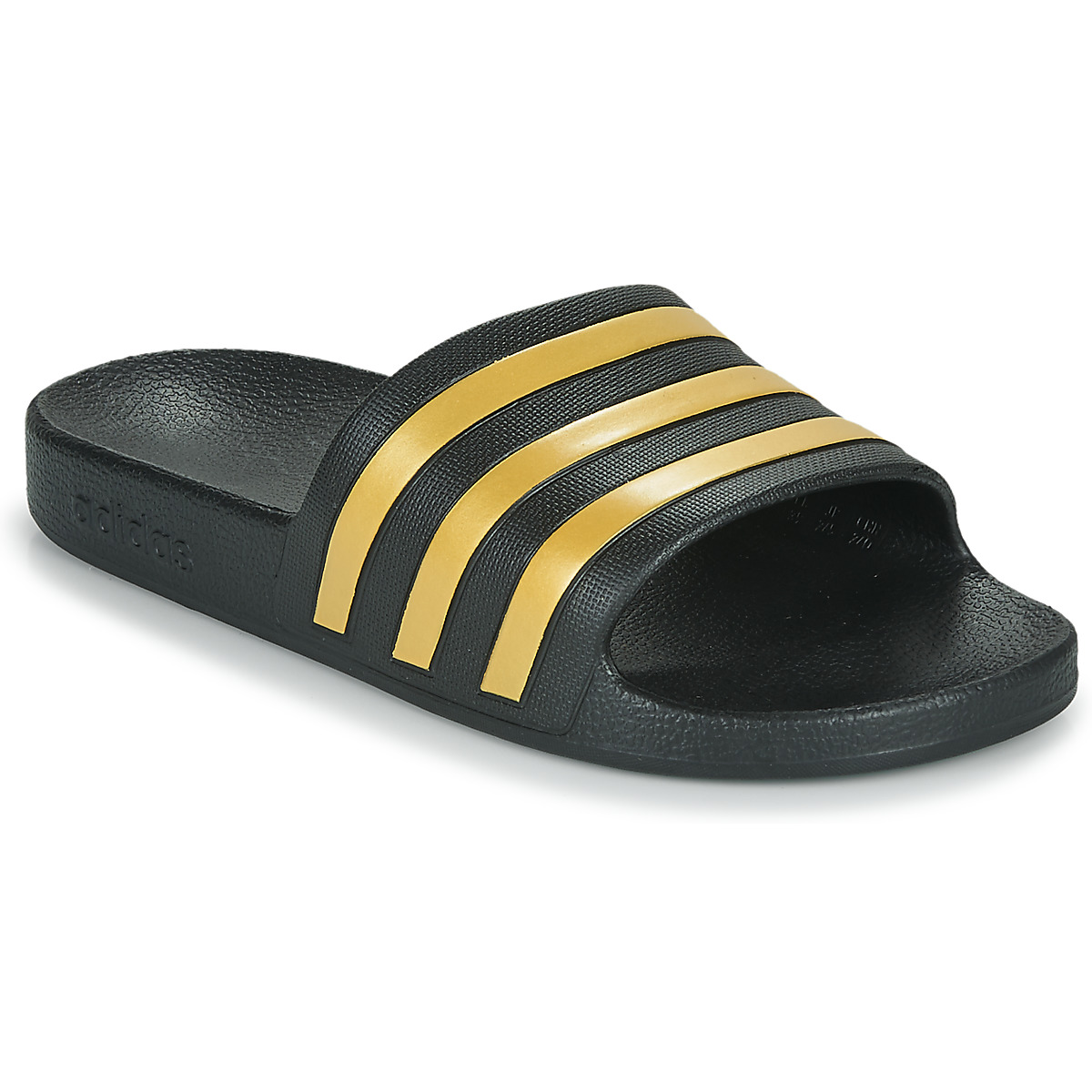 Schoenen Slippers adidas Performance ADILETTE AQUA Zwart / Goud