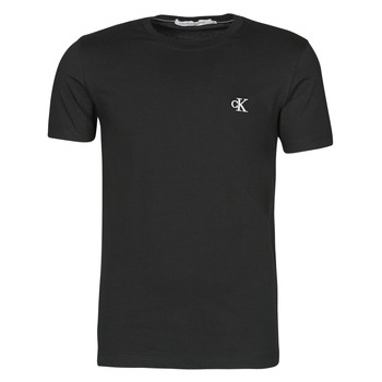 Textiel Heren T-shirts korte mouwen Calvin Klein Jeans YAF Zwart