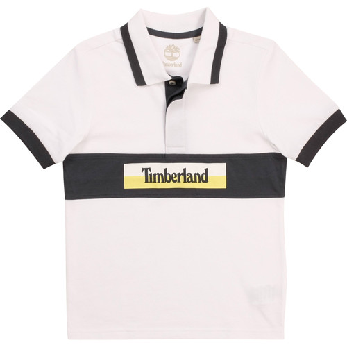 Textiel Jongens Polo's korte mouwen Timberland DOTTO Wit