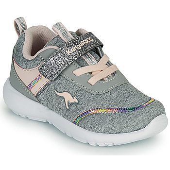 Schoenen Meisjes Lage sneakers Kangaroos KY-CHUMMY EV Grijs / Roze