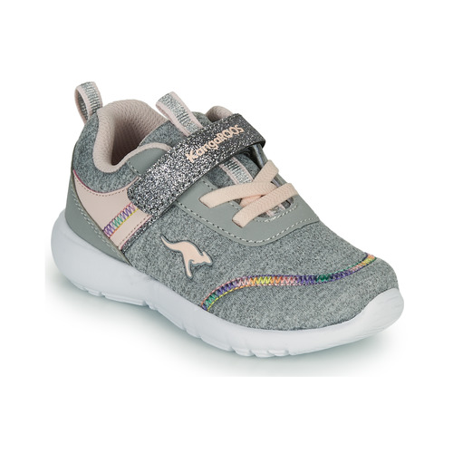 Schoenen Meisjes Lage sneakers Kangaroos KY-CHUMMY EV Grijs / Roze