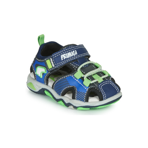 Schoenen Jongens Outdoorsandalen Primigi DINNO Blauw / Groen