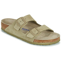 Schoenen Leren slippers Birkenstock ARIZONA SFB Kaki