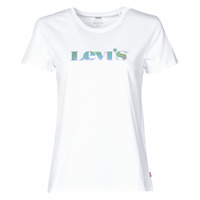 Textiel Dames T-shirts korte mouwen Levi's THE PERFECT TEE Wit