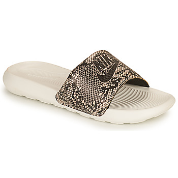 Schoenen Dames Slippers Nike VICTORI PRINT BENASSI Kaki