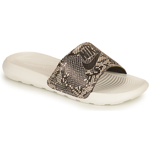 Schoenen Dames Slippers Nike VICTORI PRINT BENASSI Kaki