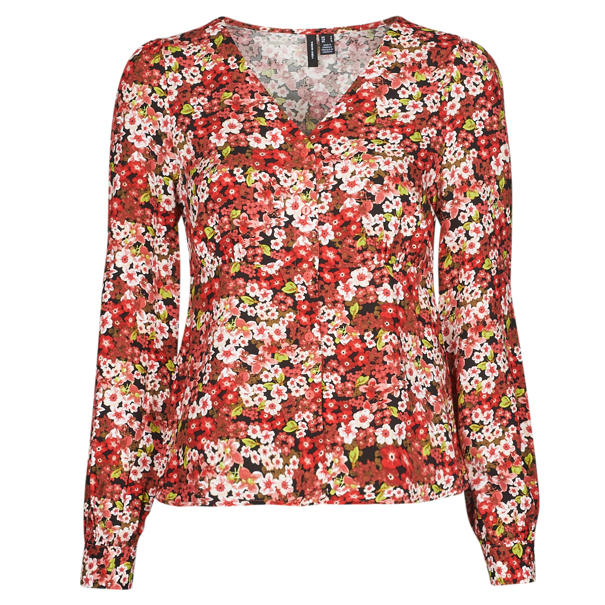 Textiel Dames Overhemden Vero Moda VMSIMPLY EASY Rood