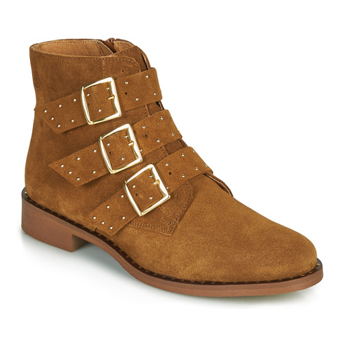 Schoenen Dames Laarzen Betty London LYS Cognac