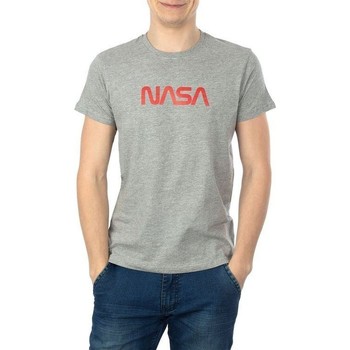 Textiel Heren T-shirts & Polo’s Nasa BIG WORM O NECK Grijs