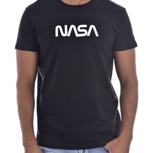 Textiel Heren T-shirts & Polo’s Nasa BIG WORM O NECK Zwart